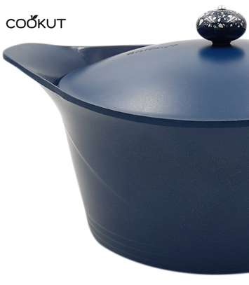 Cookut - Ma Jolie Cocotte Bleu Myrtille 24 cm - Bracconi