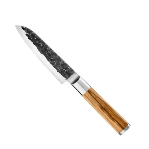 forged olive couteau santoku 14cm