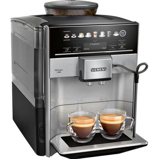 robot cafe multi boissons 1500w broyeur ceramique 8prog one touch 2 boissons simultanees 3t° filtre brita lcd reservoir